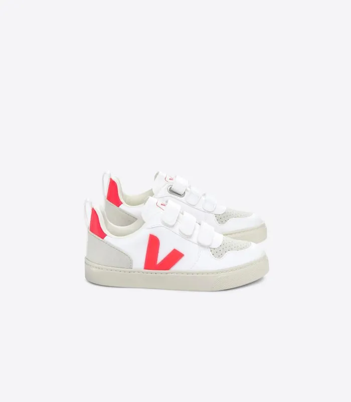 VEJA V10 Kids V10 CWL WHITE ROSE FLUO