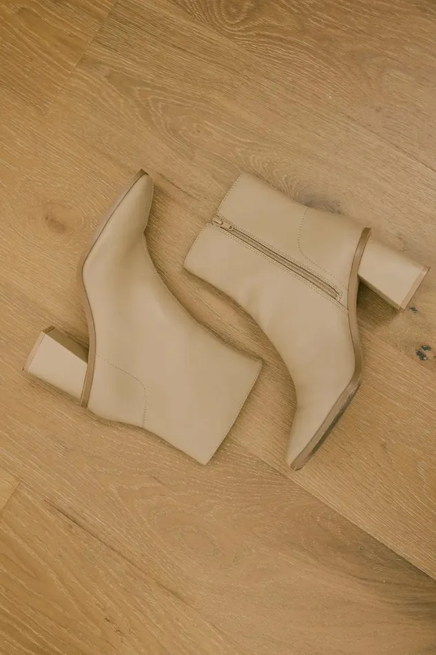 Vera Ankle Boots In Taupe Taupe Women Bohme Shoes