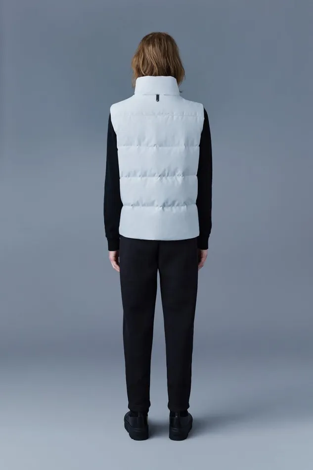 Vests Men Mackage JOSEPH Nordic Tech Down Vest With Funnel Collar Trench