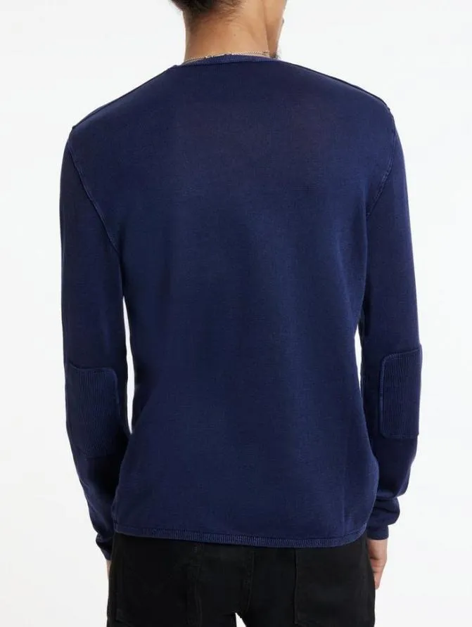 WALTER CREW NECK SWEATER Black Clothing John Varvatos Sweaters