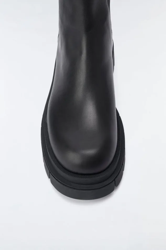 Winter Boots Men Mackage STORM Unlined Lug Sole R Leather Chelsea Boot For Men Black Winter Boots Men Mackage STORM Unlined Lug Sole R Leather Chelsea Boot For Men Black