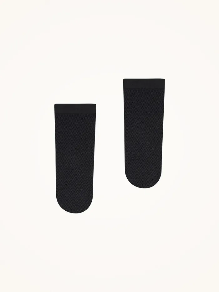 Wolford Socks Jacquard Socks Deep Nightblack 8211 Women