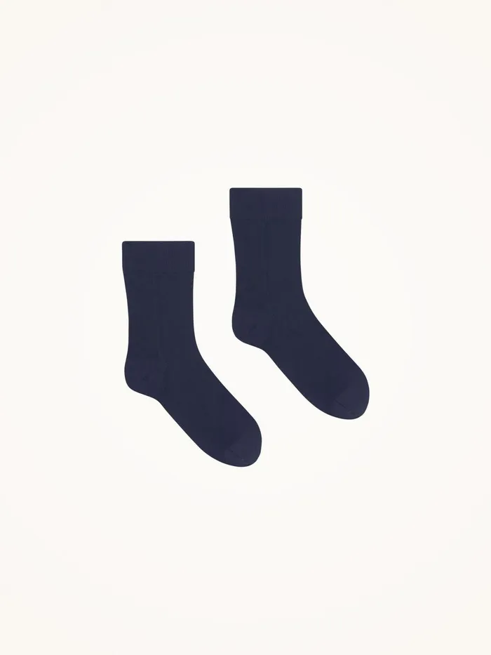 Wolford Socks Merino Socks Navy 8211 Women