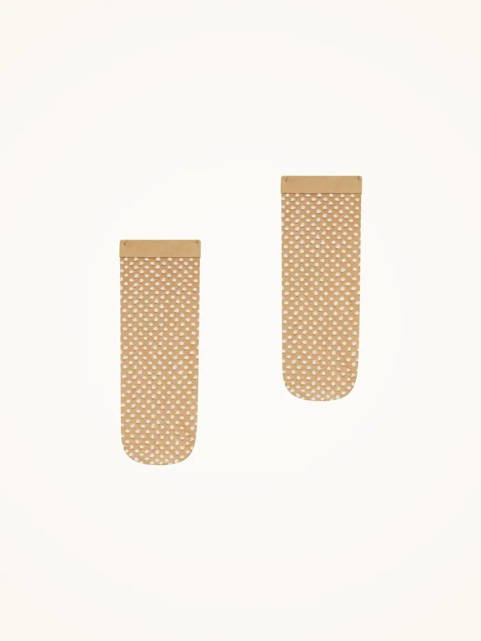 Wolford Socks Satin Touch Dots Socks Fairly Lightwhite 8211 Women