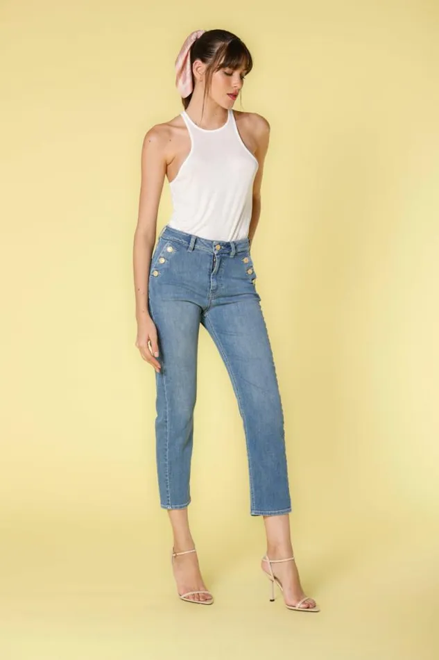 Woman Agnes Sailor 5 Pockets Pants In Denim Regular Mason039s Pants