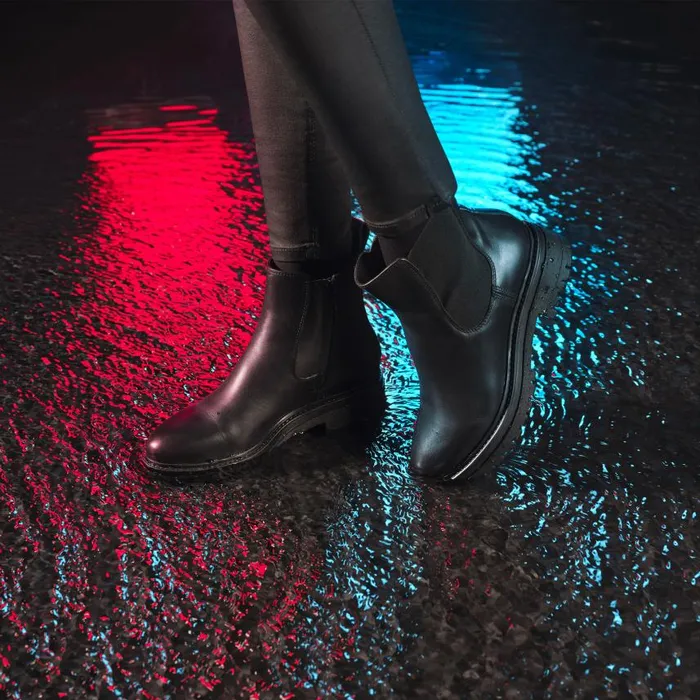 Woman Geox Ankle Boots IRIDEA B ABX A Biker Ankle Boots Black Woman Geox Black