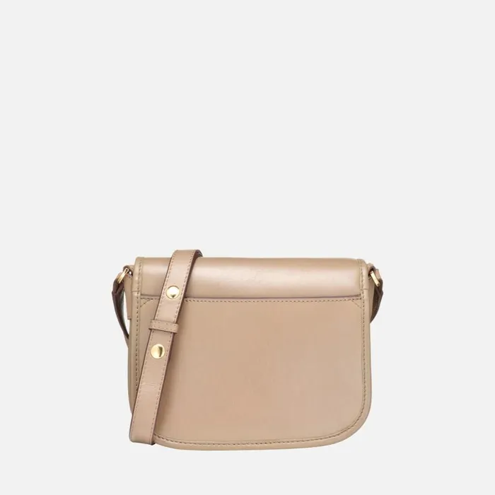 Woman Geox Bags FLAVRIE WOMAN Taupe Crossbody Bag Taupe