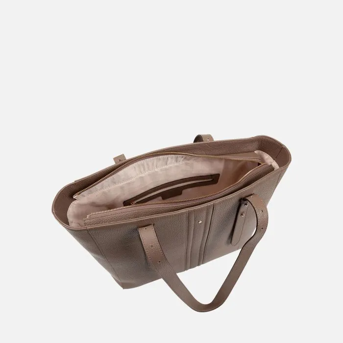 Woman Geox Bags MILLEINY WOMAN Taupe Shoulder Bag Taupe