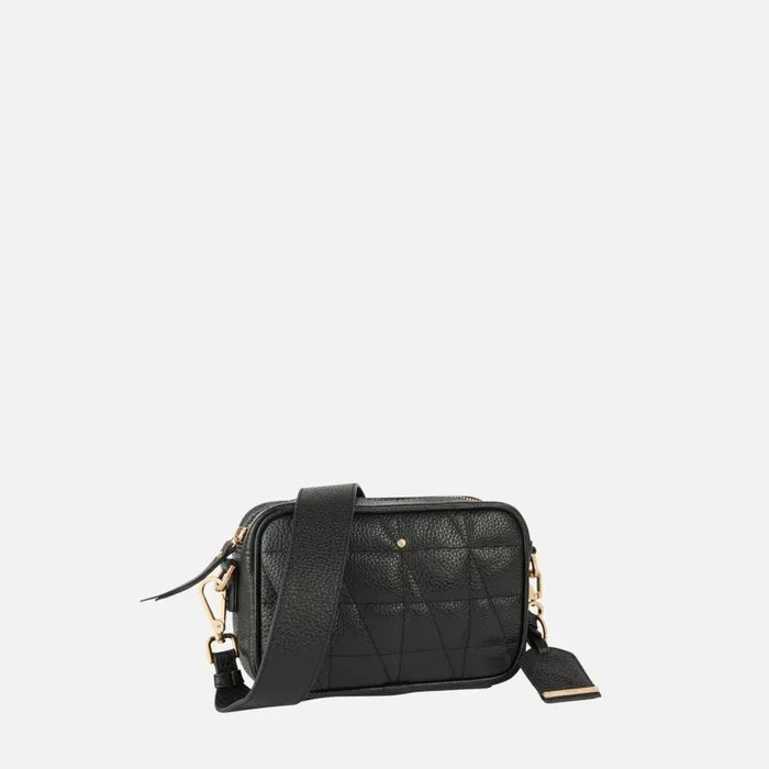 Woman Geox Bags NARCISIA WOMAN Black Crossbody Bag Black