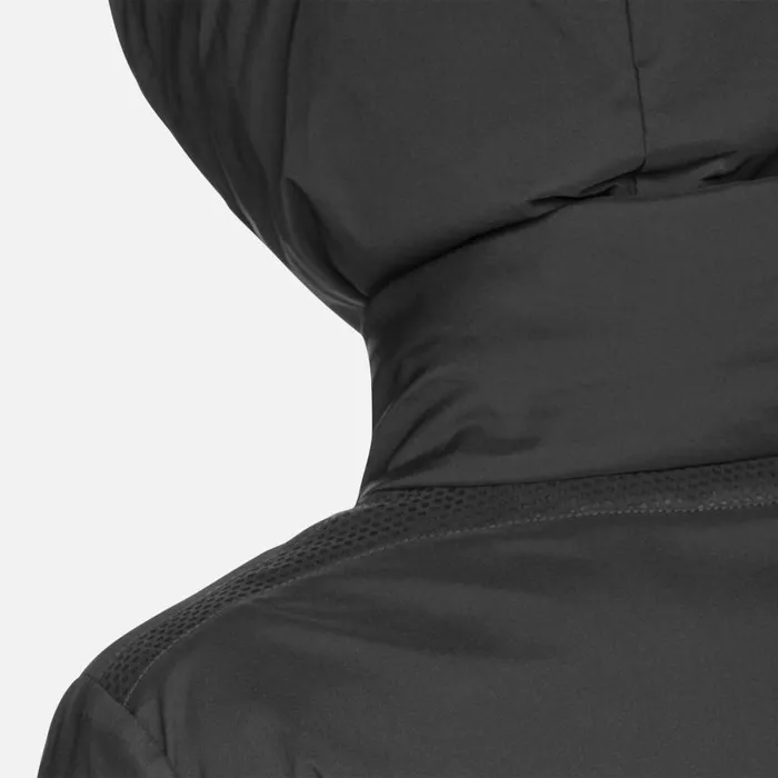 Woman Geox Down Jackets ELEANA WOMAN Black Fulllength Quilted Coat Black