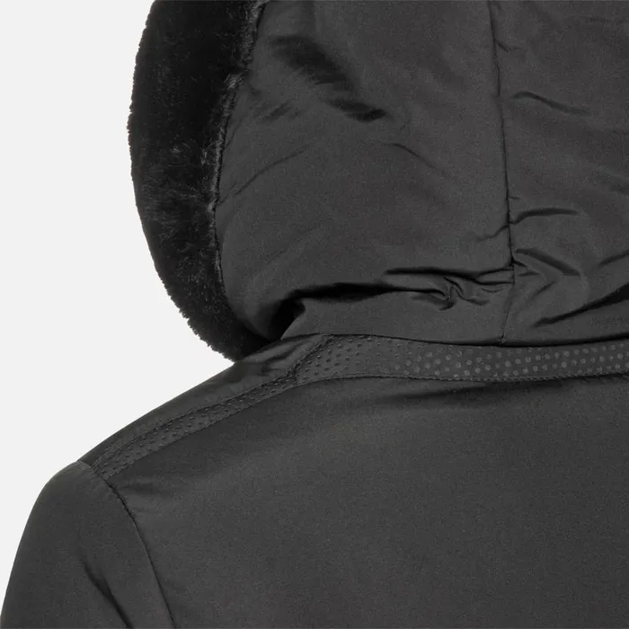 Woman Geox Jackets KAULA WOMAN BlackBlack Reversible Jacket Blackblack