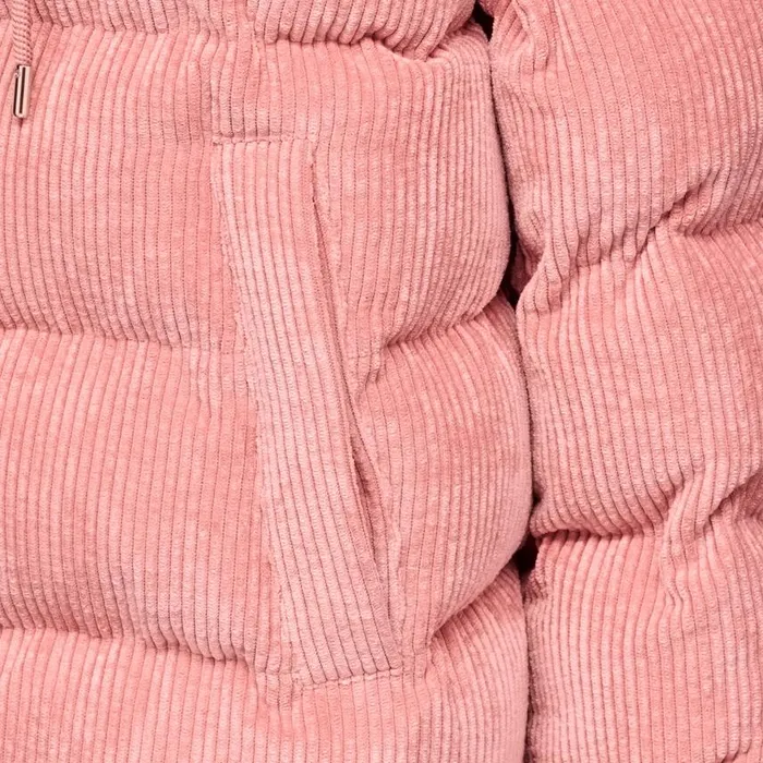 Woman Geox Jackets LOISIA WOMAN Dusty Rose Quilted Jacket Dusty Rose