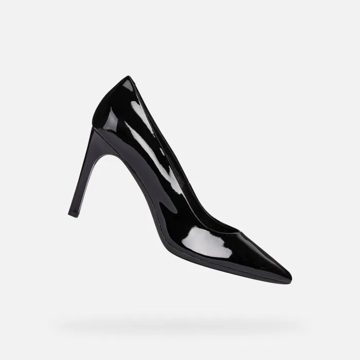 Woman Geox Pumps Geox FAVIOLA Woman Black Shoes Geox FW1920 Black