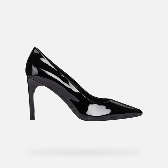 Woman Geox Pumps Geox FAVIOLA Woman Black Shoes Geox FW1920 Black