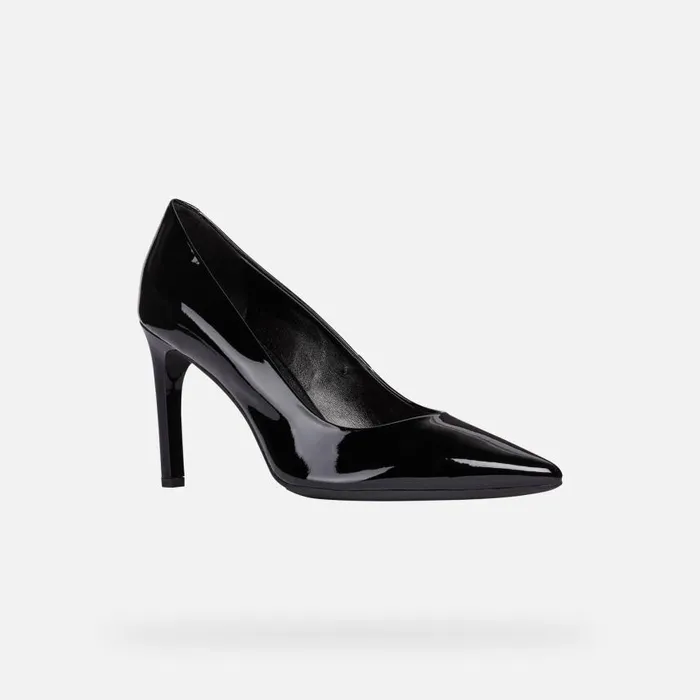 Woman Geox Pumps Geox FAVIOLA Woman Black Shoes Geox FW1920 Black