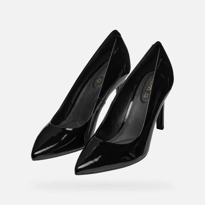 Woman Geox Pumps Geox FAVIOLA Woman Black Shoes Geox FW1920 Black