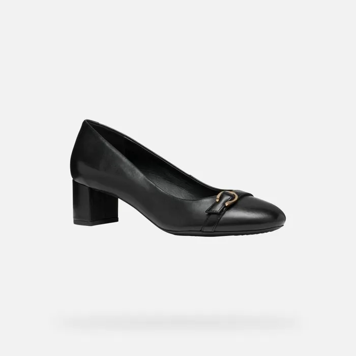 Woman Geox Pumps PHEBY 50 WOMAN Black Medium Heel Pumps Black