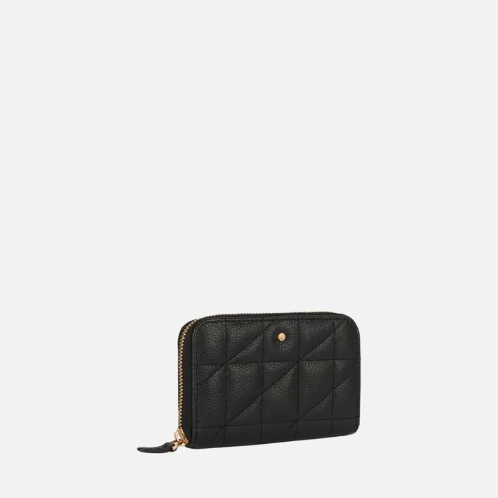 Woman Geox Purses And Wallets WALLET WOMAN Black Wallet Black