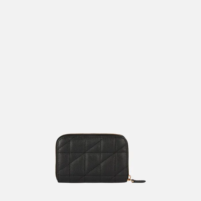 Woman Geox Purses And Wallets WALLET WOMAN Black Wallet Black