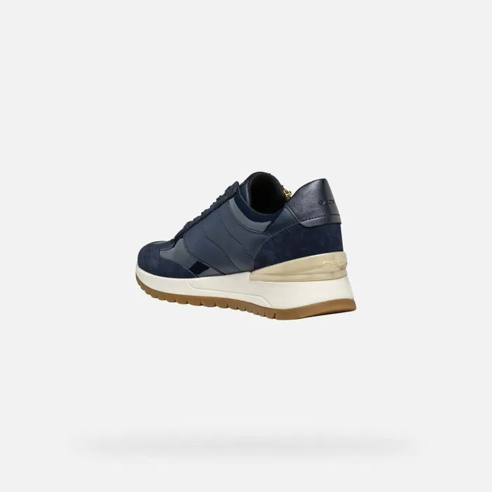 Woman Geox Sneakers DESYA WOMAN Navy Low Top Sneakers Navy