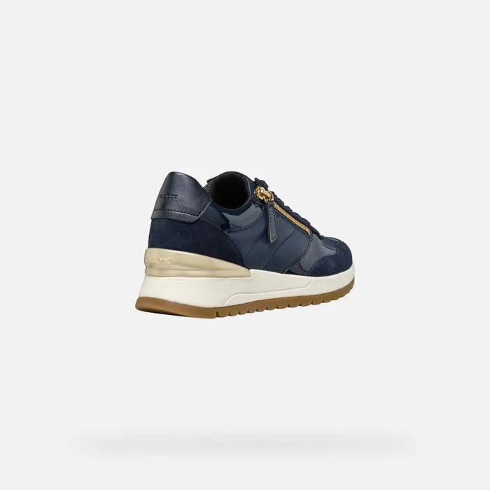 Woman Geox Sneakers DESYA WOMAN Navy Low Top Sneakers Navy
