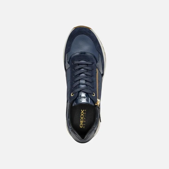 Woman Geox Sneakers DESYA WOMAN Navy Low Top Sneakers Navy