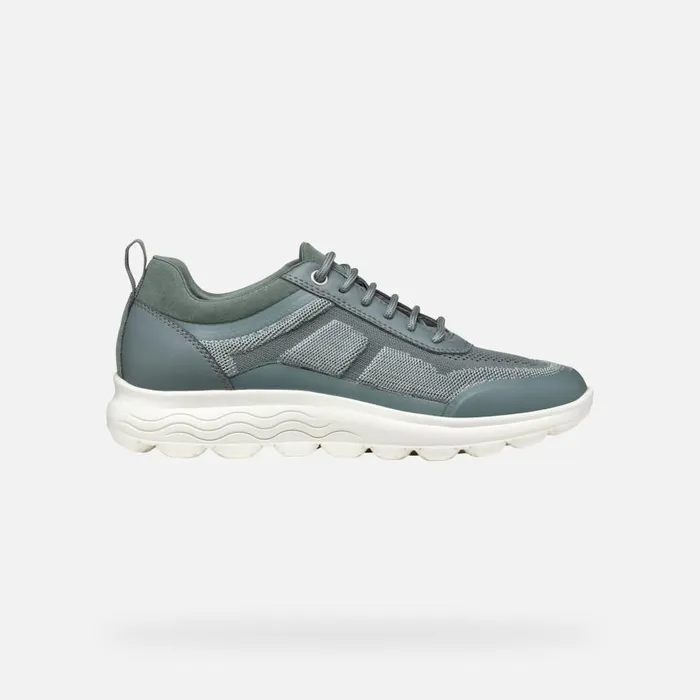 Woman Geox Sneakers SPHERICA WOMAN Sage Low Top Sneakers Sage