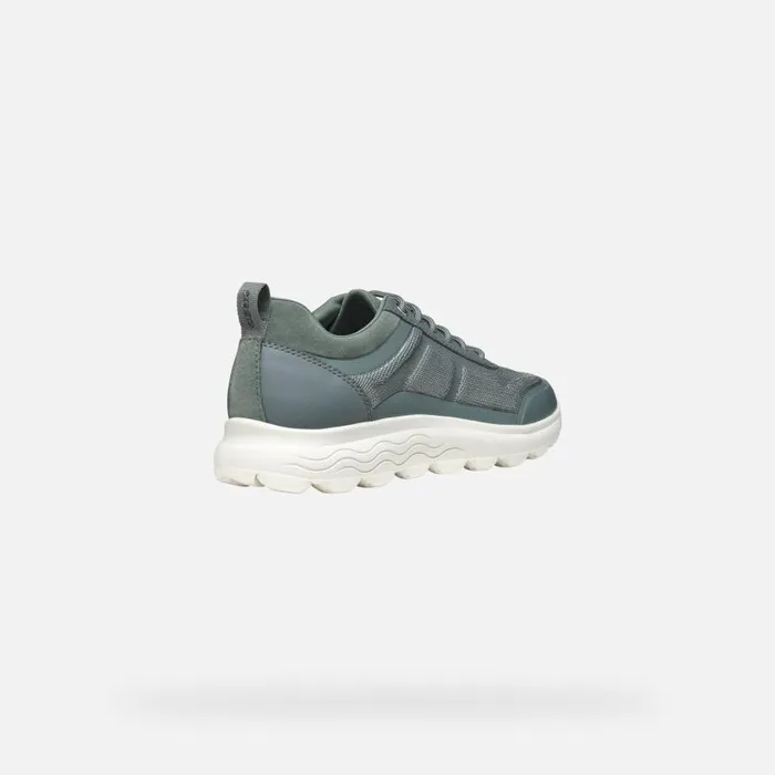 Woman Geox Sneakers SPHERICA WOMAN Sage Low Top Sneakers Sage