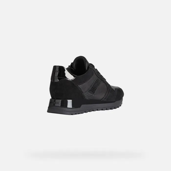 Woman Geox Sneakers TABELYA A Low Top Sneakers Black Woman Geox Black