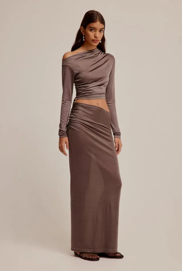Woman Venroy Dresses Draped Beaded Buckle Dress