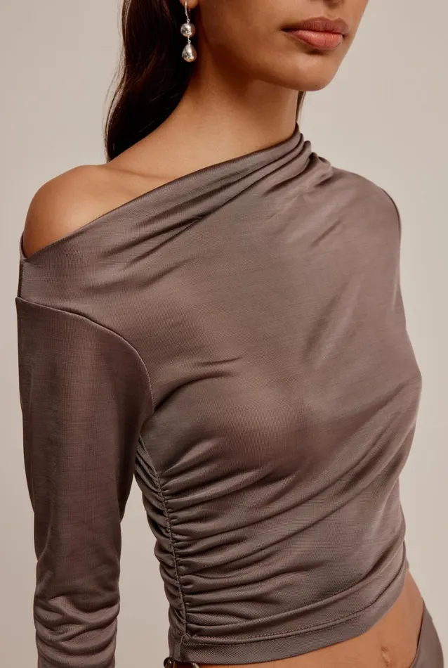 Woman Venroy Dresses Draped Beaded Buckle Dress