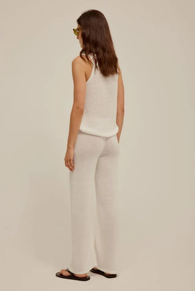 Woman Venroy Knitwear Linen Knitted Tank