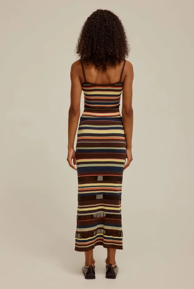 Woman Venroy Knitwear Ribbed Stripe Cami