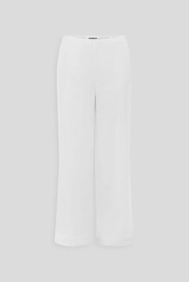 Woman Venroy Pants Crinkle Cotton Relaxed Trouser