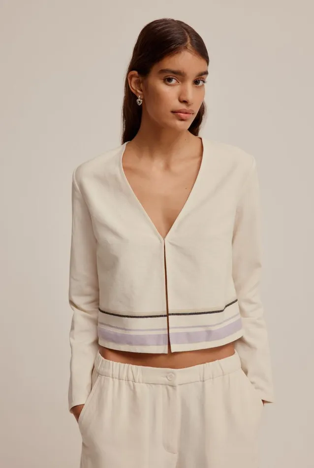 Woman Venroy Pants Relaxed Border Pant