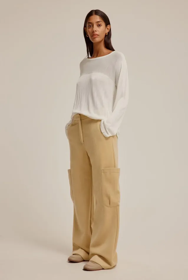 Woman Venroy Pants Tailored Wool Cargo Pant