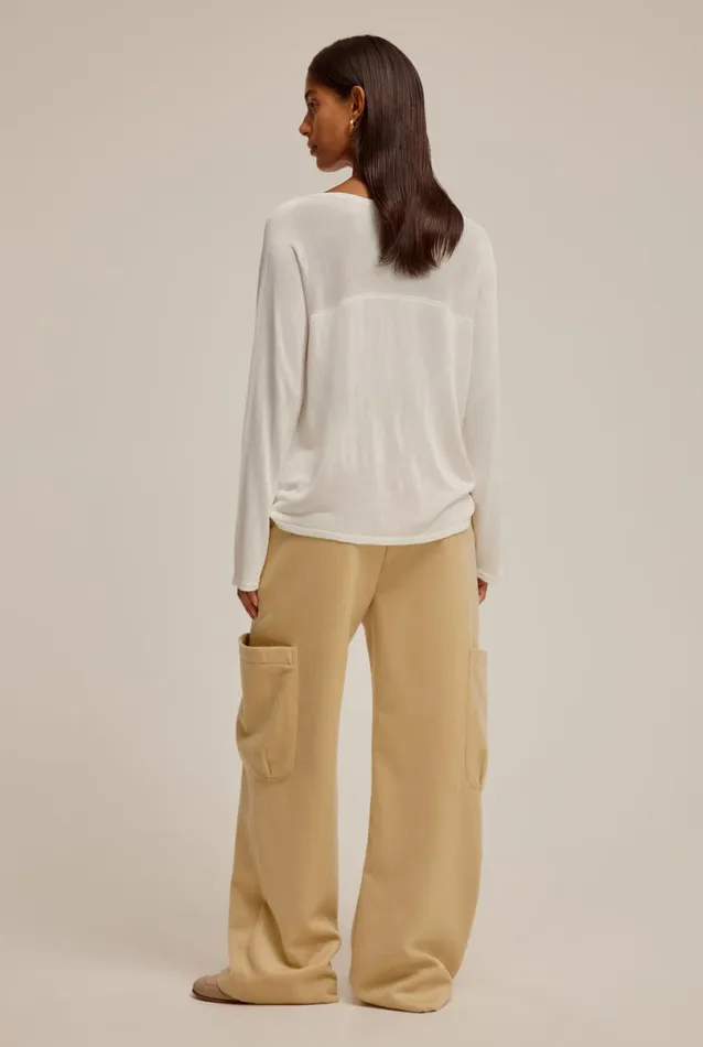 Woman Venroy Pants Tailored Wool Cargo Pant