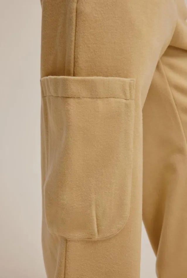 Woman Venroy Pants Tailored Wool Cargo Pant