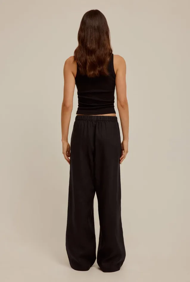 Woman Venroy Pants Wide Leg Linen Pant