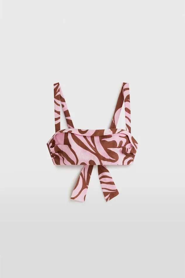 Woman Venroy Tops Halter Neck Crop Top