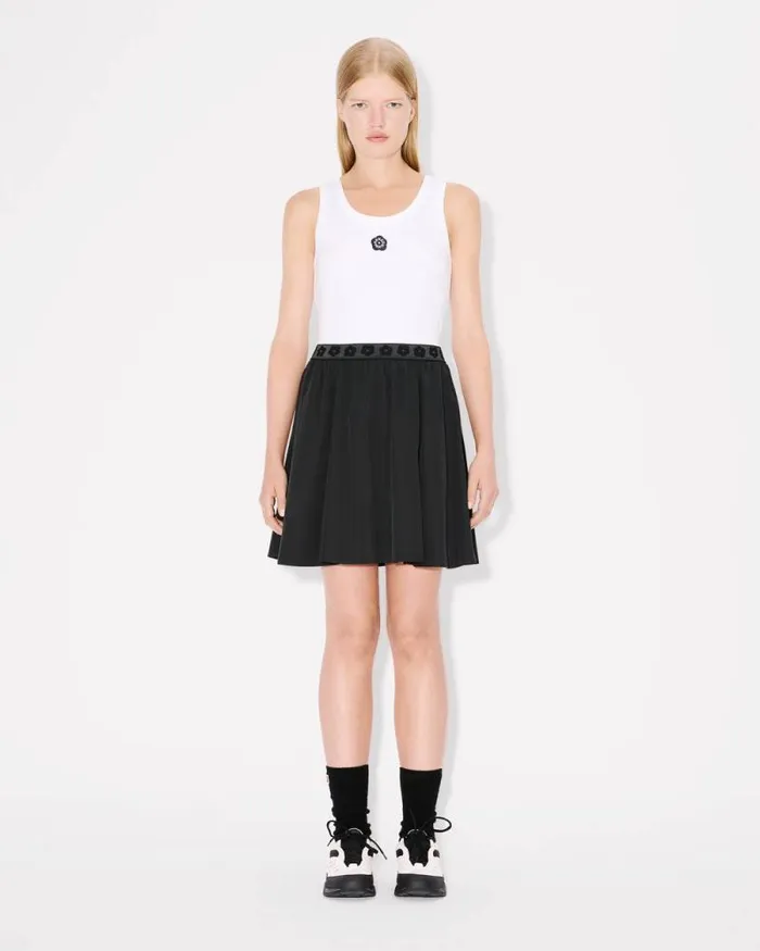 Women 039Boke Flower 20039 Rib Tank Top White Kenzo Shirts And Tops