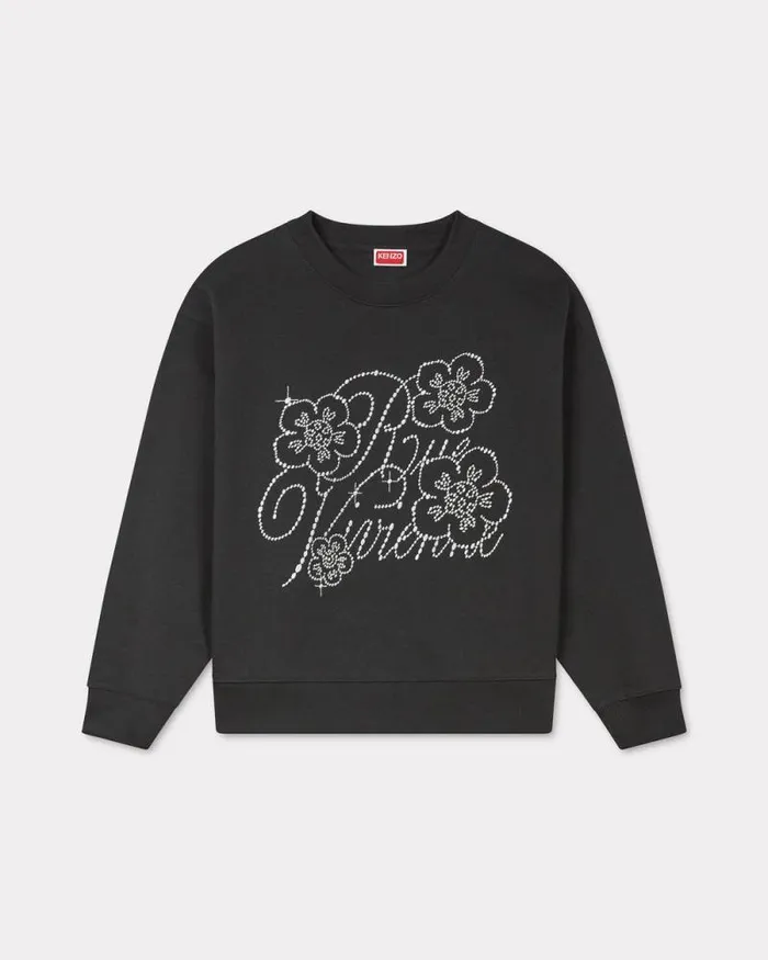 Women 039KENZO Constellation039 Embroidered Sweatshirt In Cotton Black Kenzo Sweatshirts And Hoodies Women 039KENZO Constellation039 Embroidered Sweatshirt In Cotton Black Kenzo Sweatshirts And Hoodies