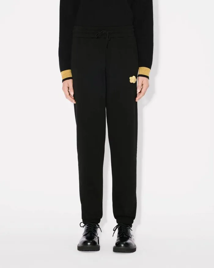 Women 039Lunar New Year039 Embroidered Jogpants In Cotton Black Kenzo Pants And Shorts