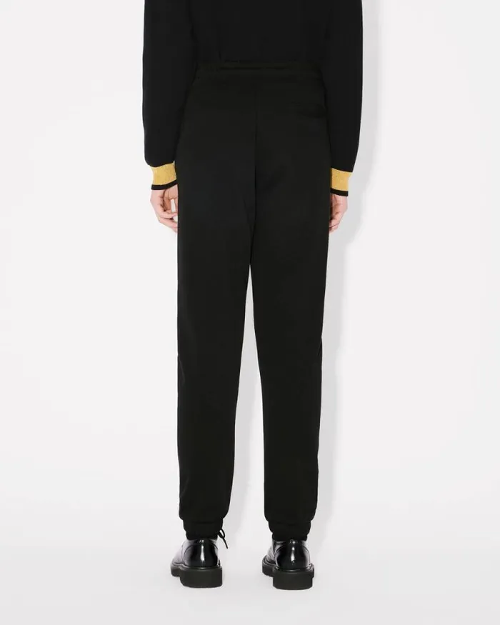 Women 039Lunar New Year039 Embroidered Jogpants In Cotton Black Kenzo Pants And Shorts