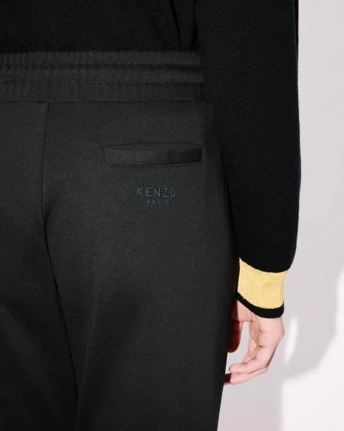 Women 039Lunar New Year039 Embroidered Jogpants In Cotton Black Kenzo Pants And Shorts