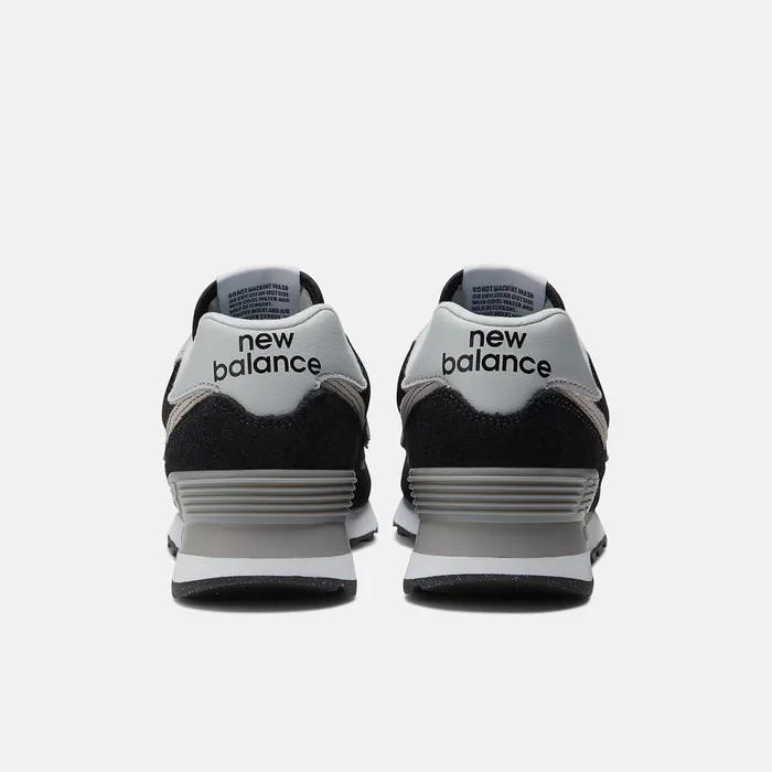 Women 574 Core Black With White New Balance Lifestyle