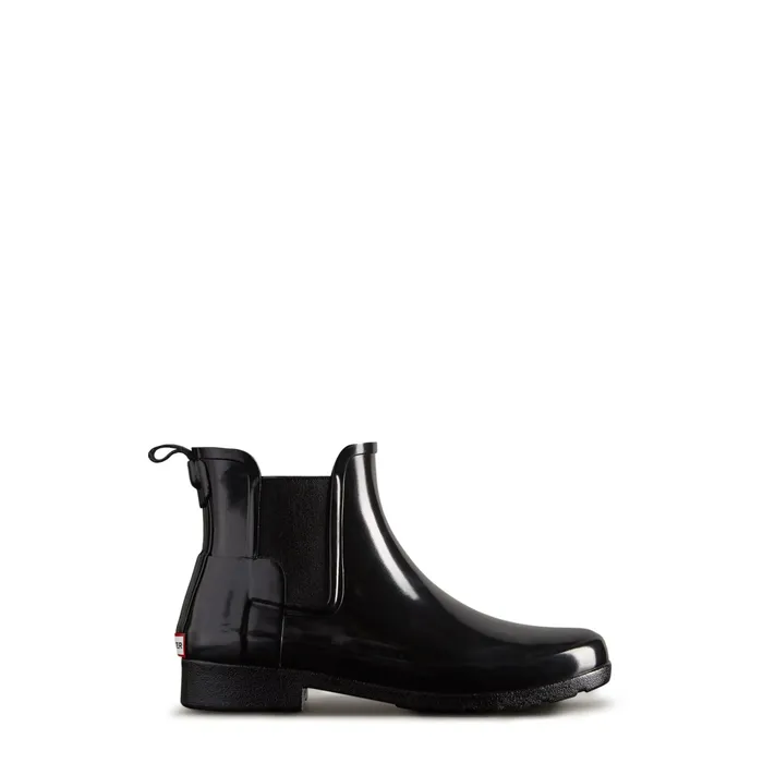 Women8217s Refined Slim Fit Gloss Chelsea Boots Women Short and Ankle Boots HunterBoots