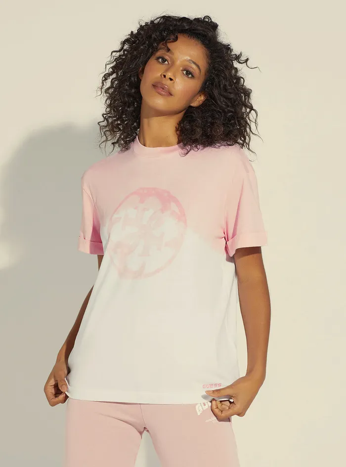 Women Activewear GUESS Pink Anise Active Tshirt