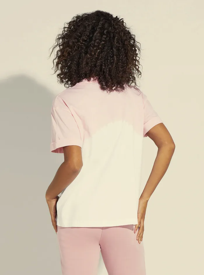 Women Activewear GUESS Pink Anise Active Tshirt