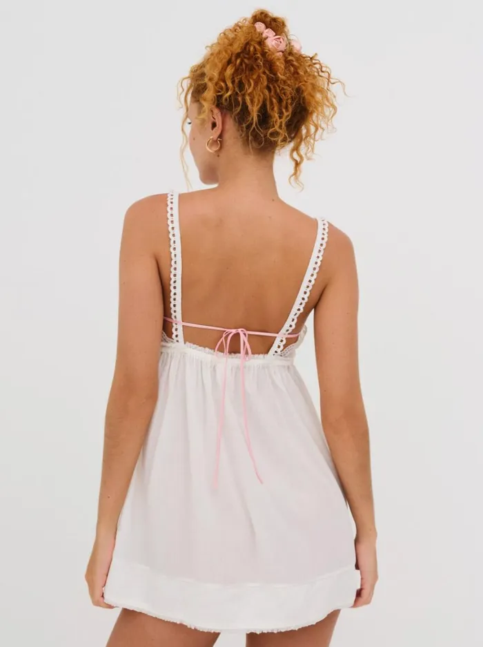 Women Alexa Slip Dress White For Love and Lemons Lingerie Women Alexa Slip Dress White For Love and Lemons Lingerie